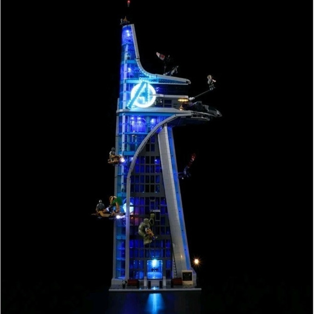 LED Light Kit for Avengers Tower - Compatible with LEGO® 76269 Classic Marvel